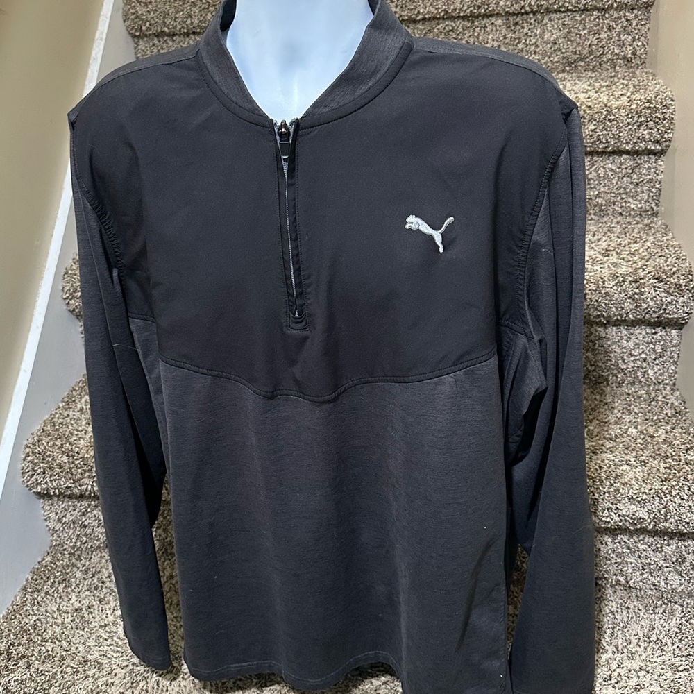 Classy men’s *PUMA* lightweight athletic pullover casual golf shirt - XXL 2X